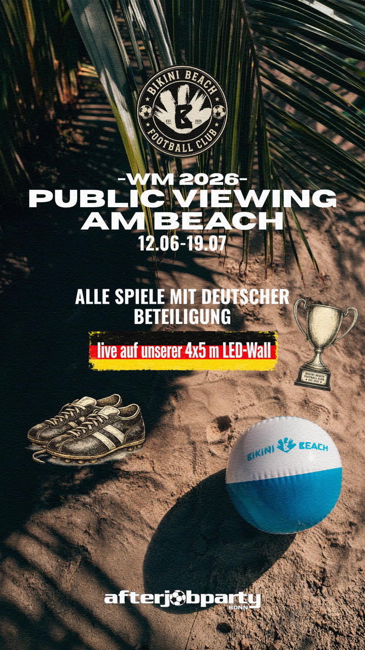 Bikini Beach, Public Viewing am Beach
